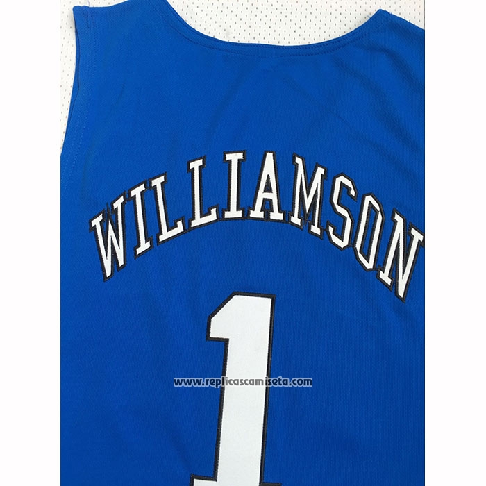 Camiseta NCAA Duke Blue Devils Zion Williamson Azul